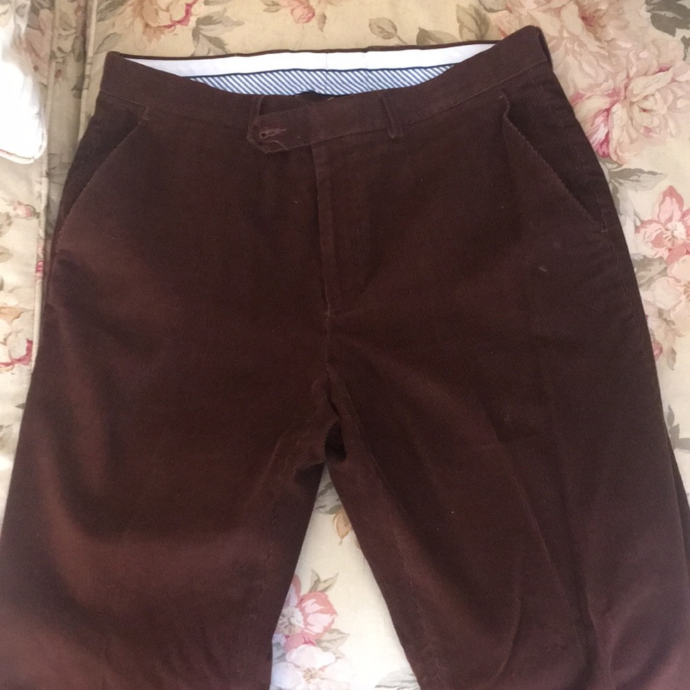 Polo maroon corduroy pants